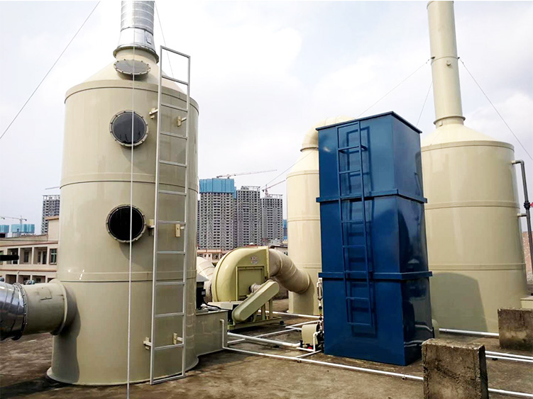 电子行业废气处理项目案